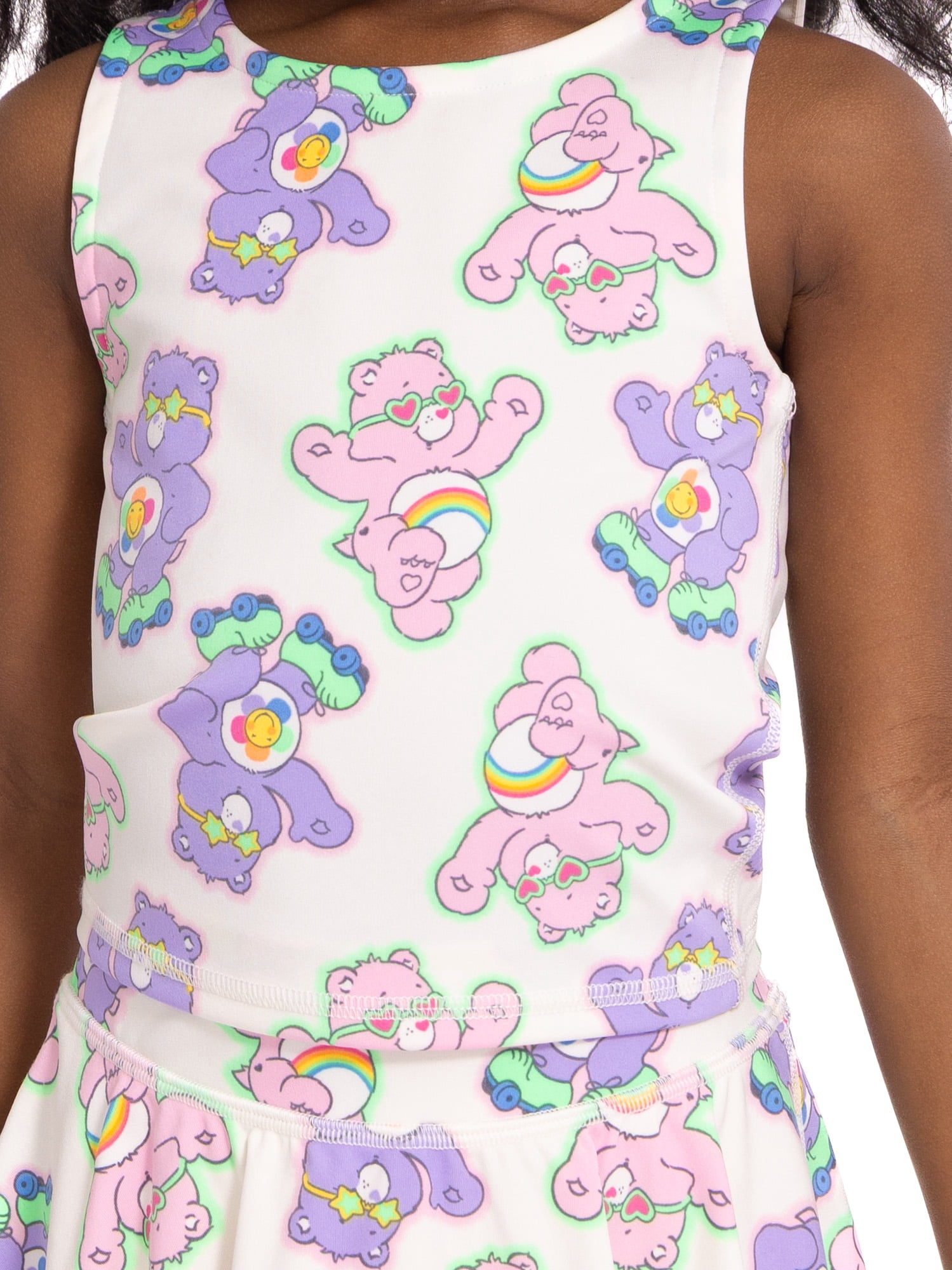 Care Bears Toddler Girls' Active Tank Top and Skort Set, 2-Piece, Sizes 12M-5T