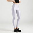 thumbnail image 3 of Warop Women's Sheer Glossy Stretch Milk Silk Leggings, High-Shine Elastic Base Pants for Yoga, Dance, and Daily Wear, 3 of 6