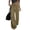 *Army Green, variant on No Boundarie Women's Drawstring Sweatpants,Summer Lightweight Yoga Joggers For Women,Ladies Wide Leg Pants with Pockets,Black,S-2XL