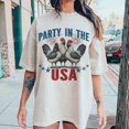 thumbnail image 2 of Patriotic Rooster, Party in the USA, 4th of July Rooster, 4th of July Tshirt, USA Chicken Tshirt, 2 of 2