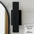 thumbnail image 4 of Hunter - Canoga 1-light Matte Black, Medium Size Sconce Light, Dimmable, Modern Style, Rectangle Shaped, for Bedrooms, Kitchens, Dining, Living Rooms - 13132, 4 of 9