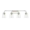 thumbnail image 2 of Trade Winds Wickford 4-Light Bathroom Vanity Light in Polished Nickel, 2 of 5