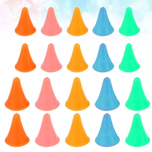 BRIGHTFUFU 40Pcs Knitting Tools and Accessories Assorted Color Round Shape for Knitters