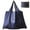 D, variant on Foldable Reusable Grocery Bags Washable Shopping Tote With Long Handle Heavy Duty Ripstop Nylon For Market And Travel