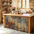 thumbnail image 6 of Brown Gray Cabinet Curtain 32"Wx55"L,Dustproof Pantry Door Curtain with Self Adhesive Tape,Rustic Abstract Gradient Mottled Texture Tall Storage Cover Privacy Drape for Bathroom Kitchen Laundry Room, 6 of 9