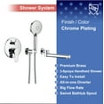 thumbnail image 5 of Rainlex One-Handle 1-Spray Setting Polished Chrome Bathtub Shower Faucet, 5 of 10