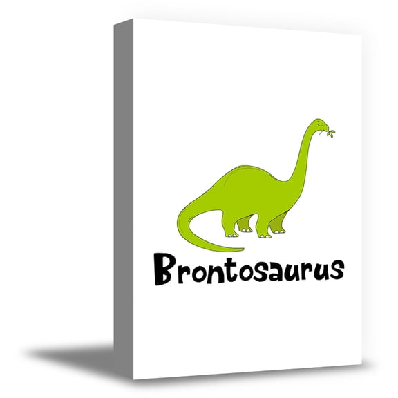 Awkward Styles Brontosaurus Framed Art Dinosaur Canvas Dinosaur Lovers Gifts Digital Art T Rex Dinosaur Room Wall Art Decals Home Decor Colorful Room Decor Dinosaur T-Rex Canvas Decor for Office