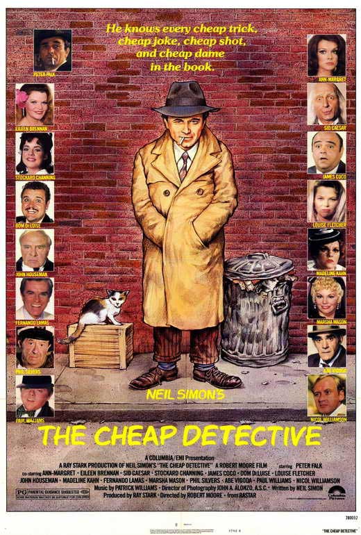 Cheap Detective movie POSTER (Style A) (27" x 40") (1978) Walmart