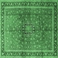 thumbnail image 1 of Ahgly Company Indoor Square Persian Emerald Green Traditional Area Rugs, 8' Square, 1 of 4