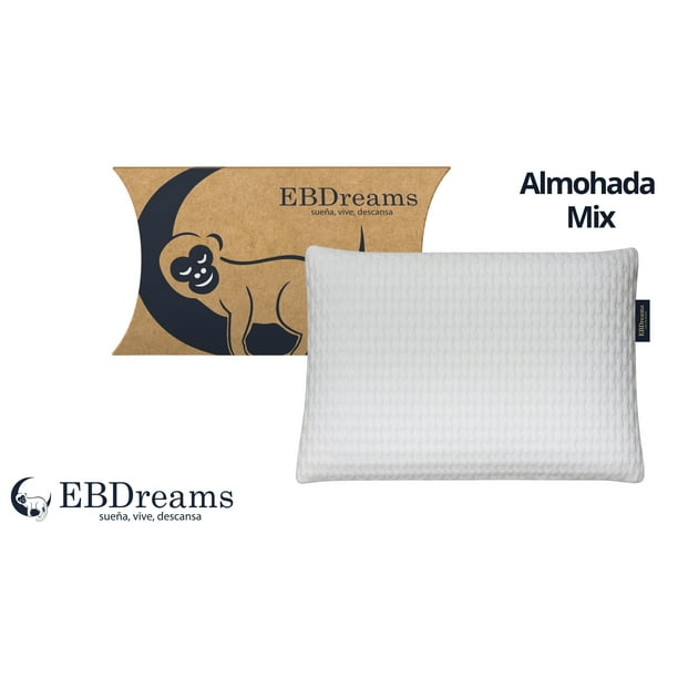 Almohada EBDreams Pillow Mix Blanco Air Sense Estandar Media Ergonómica Bambú El Bazar Store