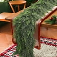 thumbnail image 6 of 9FT Realistic Artificial Cedar Pine Garland with 120 Pine Branches - Thick Lush Full Greenery Garland for Fireplace Mantle Indoor Outdoor Christmas Holiday Home Party Decorations, 6 of 6