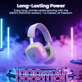thumbnail image 4 of ATTACK SHARK G800 Wireless RGB Gaming Headset:7.1 Surround Sound-50mm Drivers-Memory Foam Ear Pads,Wired/2.4Ghz/BT,Ultralight,Durable Aluminum Frame,Detachable Mic,Programmable for PC Mac Gamer, 4 of 10