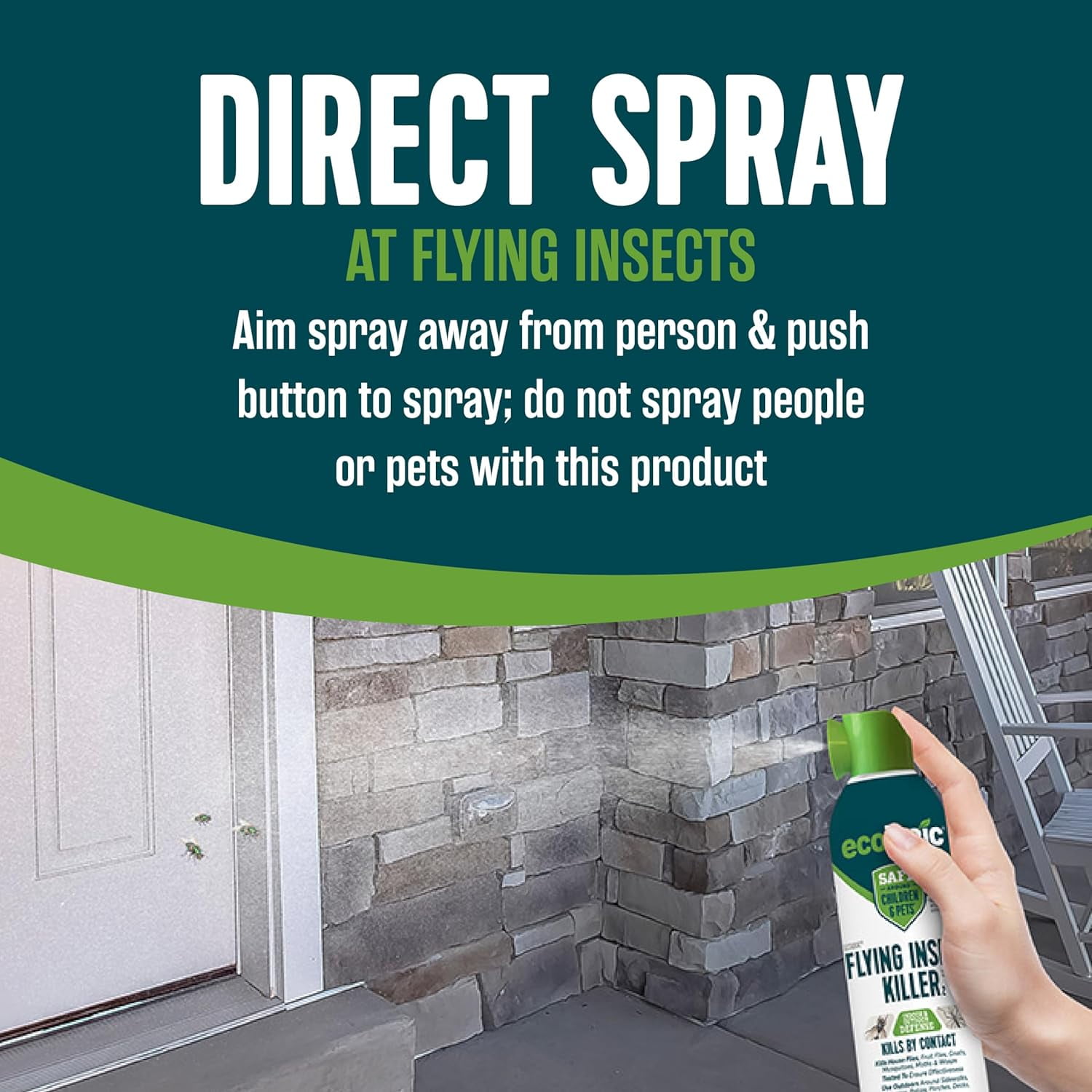 Insect Killer, 14 ounces, a aerosol formula made with corn mint, cinnamon and clove oil
