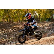 MotoTec Thunder 50cc 2-Stroke Kids Gas Dirt Bike Green