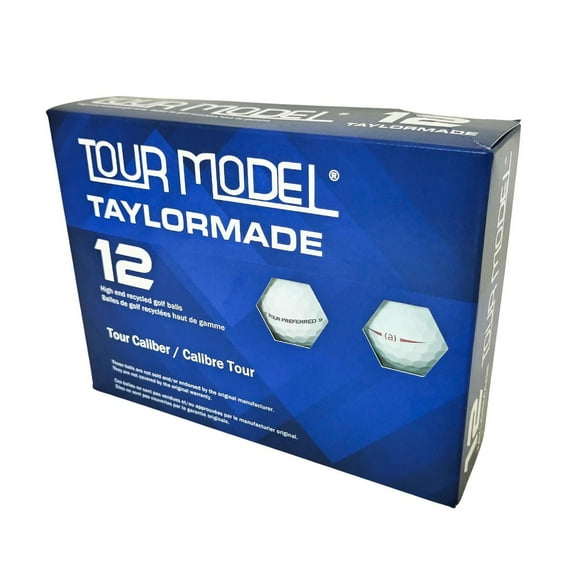 Mulligan International TaylorMade Tour Model #10313, 12 Recycled Golf Balls