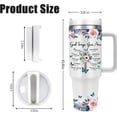 thumbnail image 6 of Religious Tumbler with Handle 40oz Stainless Steel Travel Mug Insulated Coffee Cup, Christian Birthday Gifts for Women Religious Inspirational Gifts for Women Gift for Sister Best Friend Woman, 6 of 6