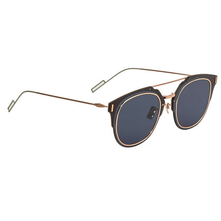 Dior Composit Blue Mirror Round Unisex Sunglasses DIORCOMPOSIT1.F DDB/A9 65