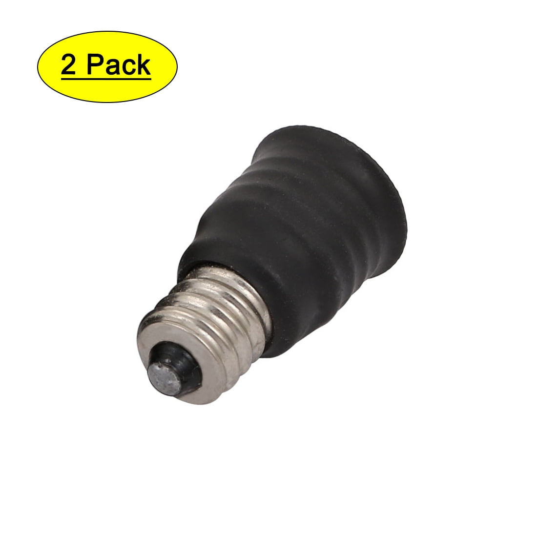 Unique Bargains 2pcs E12 to E17 Lamp Extender Adapter Converter Light