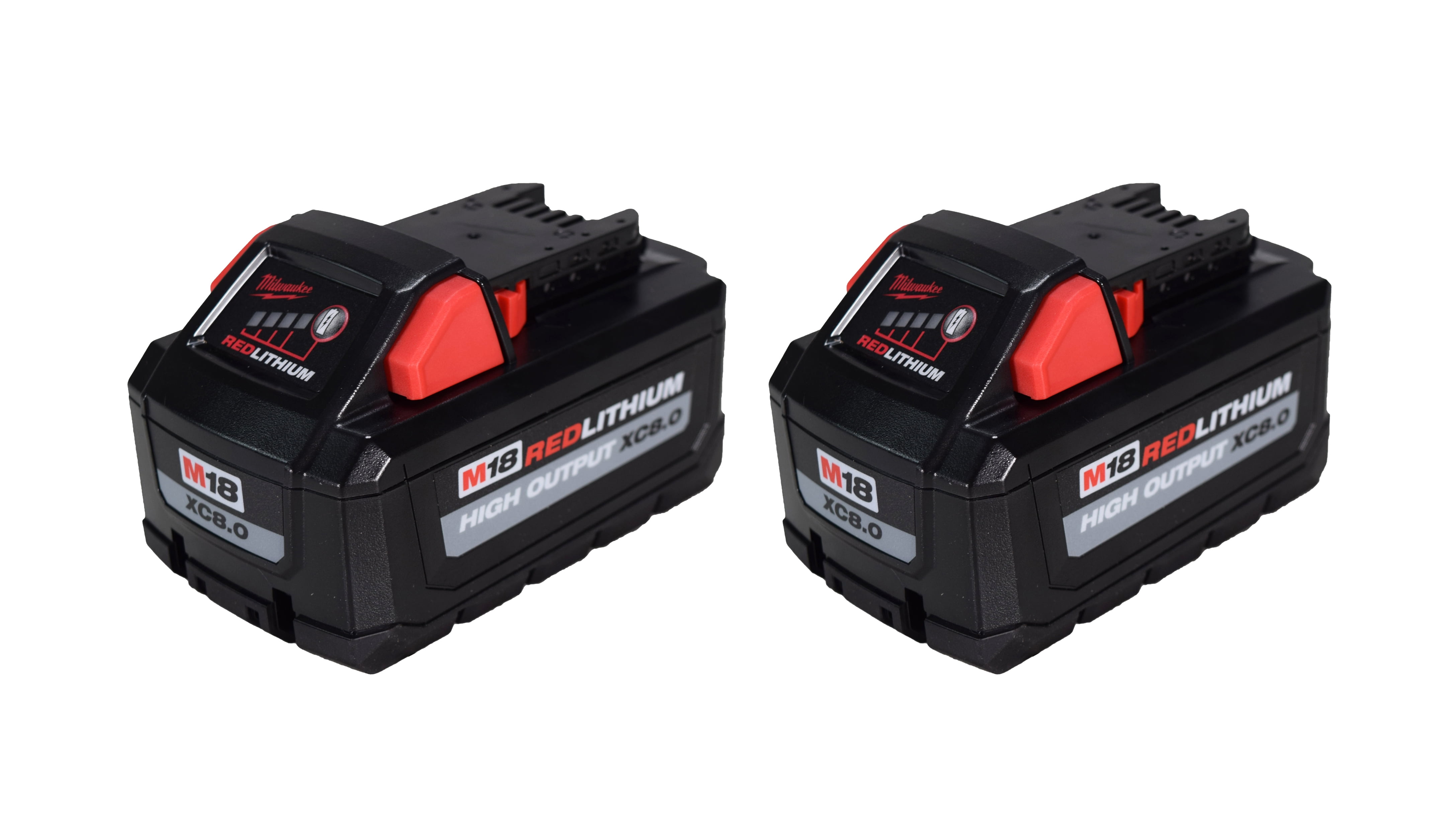 Milwaukee 18V LithiumIon 8.0Ah Battery 2 Pack