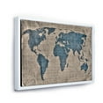 thumbnail image 3 of Designart 'Ancient World Map I' Rustic Framed Canvas Wall Art Print, 3 of 5