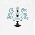 thumbnail image 4 of Inktastic I'm Just Here for the Cake Funny Wedding Boys or Girls Baby Bodysuit, 4 of 5