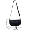thumbnail image 2 of Bolso Almohada Retro Cuero en Axila para Mujeres Grandes Capacidad Correa Ajustable Compras, 2 of 9