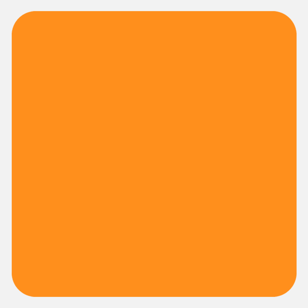 JAM Paper Standard Label Rolls, Square, 2 x 2, Neon Orange, 125 Labels/Roll