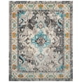 thumbnail image 3 of SAFAVIEH Area Rug 12x18 - Monaco Collection - X-Large - Traditional Design, Grey & Light Blue, Ideal for Living Room, Bedroom, Dining Space, 3 of 11