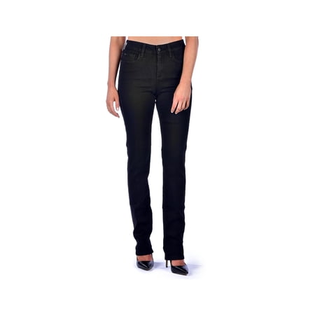 NYDJ Samantha Slim Straight Denim Jeans Black 18