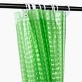 thumbnail image 2 of Green Shower Curtain Liner, 100% Waterproof EVA 3D Shower Curtains with 3 Duty Heavy Bottom Magnets and 12 Rust Proof Grommets, 72x72 Weighted Shower Liner for Shower Stall, Bathtubs, 2 of 12
