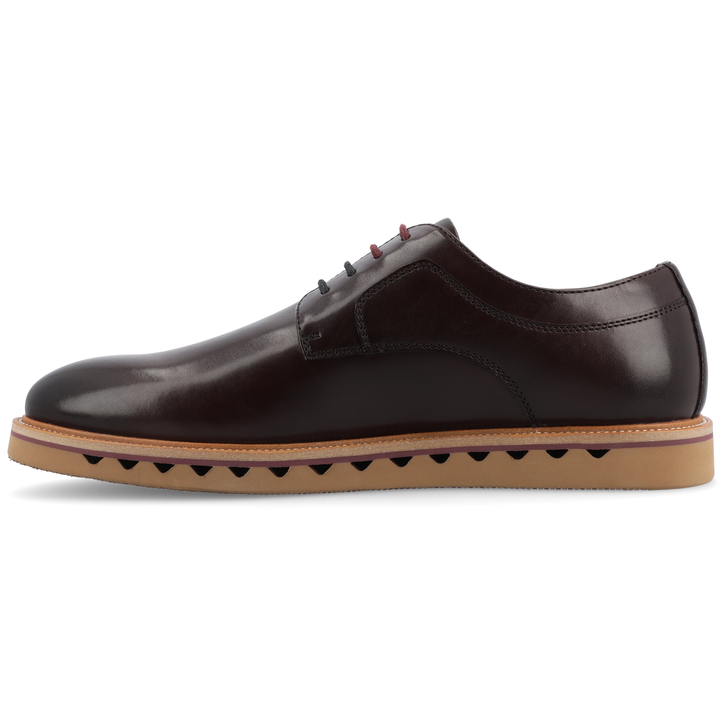Vance Mens William Plain Toe Lace-up Derby