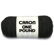 Caron One Pound Yarn, Dark Gray Mix