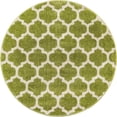 thumbnail image 1 of Unique Loom 3122735 3 ft. 3 in. x 3 ft. 3 in. Philadelphia Trellis Round Rug, Green, 1 of 1