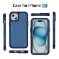 thumbnail image 2 of TECH CIRCLE Hard Case for iPhone 15 Pro Max (6.7") 2023 - Shockproof Scratch Resistant Plastic Premium Rugged Phone Case Protective Lightweight Slim Fit Basic Case Cover, Blue, 2 of 8