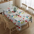 thumbnail image 2 of Baseball Football Pattern Rectangle Tablecloth 60"x84",Waterproof Polyester Rectangle Table Cloth, Wipeable Spillproof Polyester Tablecloth for Dining, Camping, Indoor and Outdoor, 2 of 5