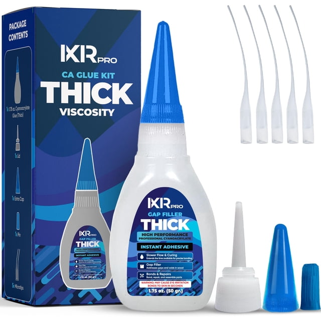 Kit de pegamento ixirpro de cianoacrilato de viscosidad espesa de 50 ml para reparación