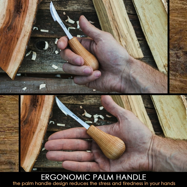 Wood Carving Knife Chisel Hook Knife Carving Tools Ergonomic