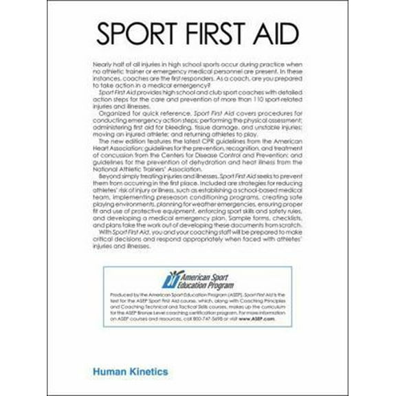 Pre-Owned Sport First Aid (Paperback) 145046890X 9781450468909