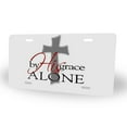 thumbnail image 2 of Yehwow Cross Jesus Christ Bible Verse Metal Car Plate Aluminum License Plate, 2 of 6