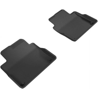 3D MAXpider Custom Fit Kagu Floor Mat (Black) Compatible with Volvo S90/ V90 2017-2025 - Second Row