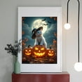 thumbnail image 2 of Diamond Art Kit for Adults, Cat In Witch Hat With Pumpkins Moon Diamond Painting for Adults Beginners, DIY Diamond Art Painting Kits, 5D Diamond Painting Crafts for Home Decor 12x16 Frameless, 2 of 7