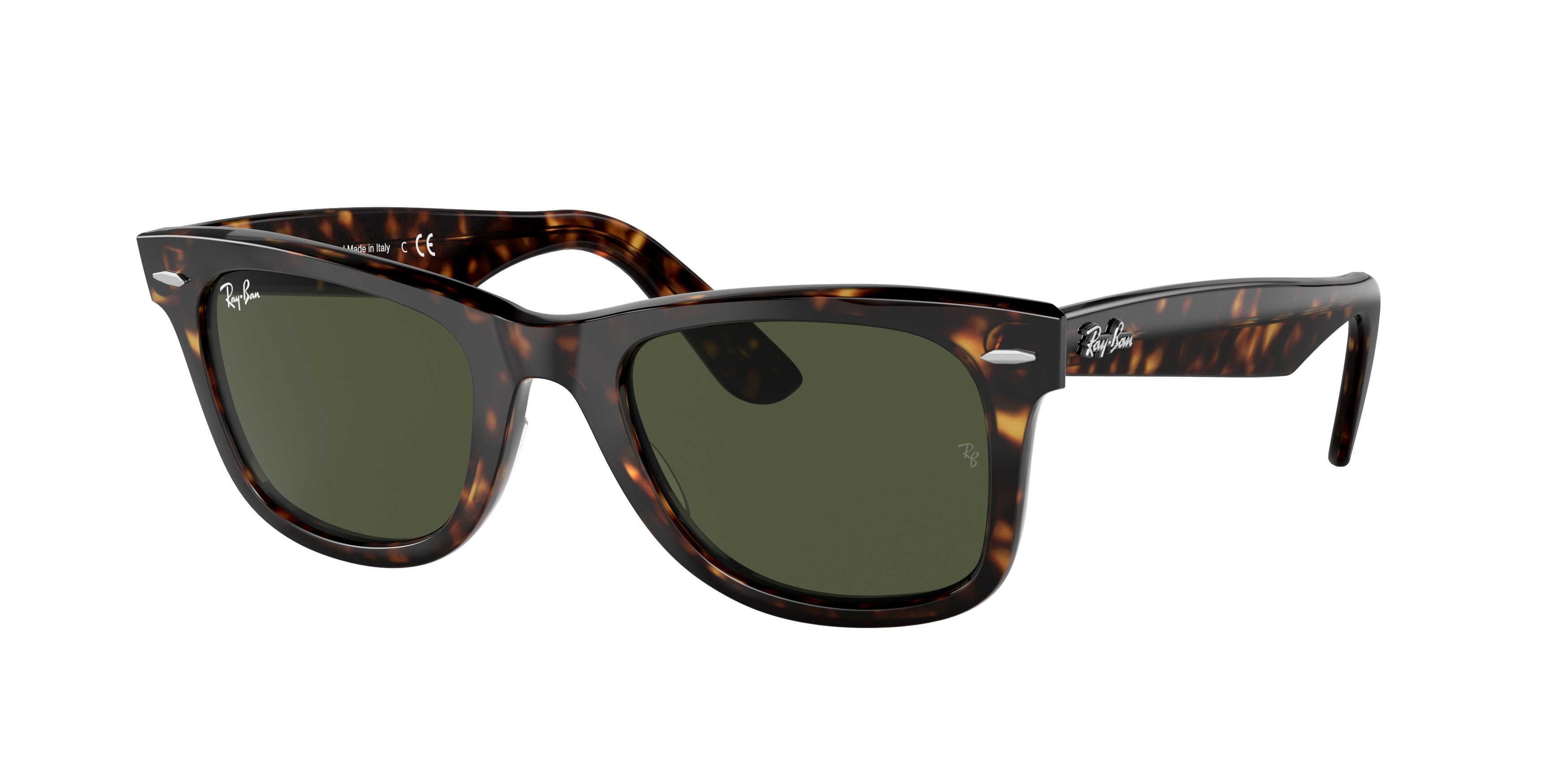 Ray-Ban Men's Original Wayfarer RB2140F-901-52 Black Sunglasses