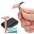 thumbnail image 1 of Rasoir Classique, Rasoir Manuel pour Hommes, Rasoir à Lame à Double Tranchant, Trousse de Rasage Classique en Acier Inoxydable, Rasoir Étanche, 1 of 8