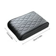 thumbnail image 3 of BallsFHK Upgraded Universal Style Memory Cotton Car Armrest Box Pad, Leather Car Armrest Cushion Center Console Cover Pad, Universal Vehicle Seat Box Cushion, 3 of 3