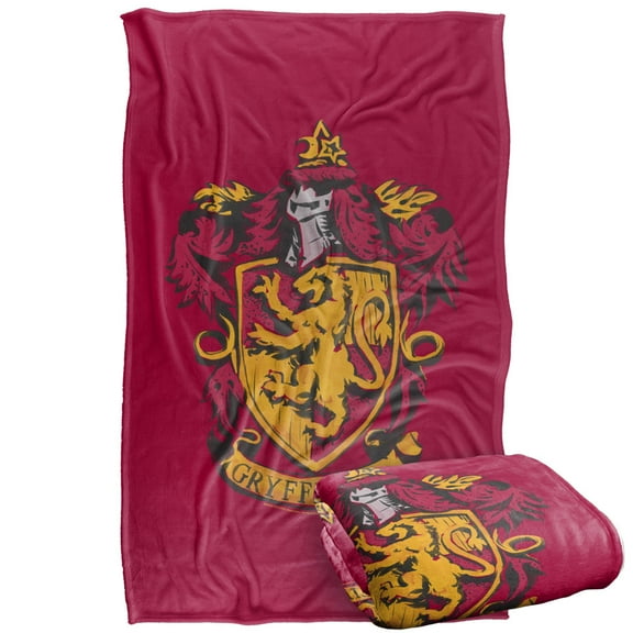 Harry Potter Drawn Gryffindor Crest Silky Touch Super Soft Throw Blanket 36' x 58'