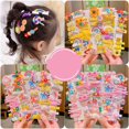thumbnail image 3 of 14 Uds. Conjunto de pinzas para el pelo de bebé de dibujos animados, pasadores de flores y frutas para niña, horquillas con flequillo, accesorios para el cabello para niños, 3 of 4