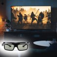 thumbnail image 4 of Jumpingount Gafas 3D Obturador activo Mano de obra fina Operación simple de larga duración Carga USB Gafas de película de seguridad recargables Lentes Jumpingount AP018874-00, 4 of 6