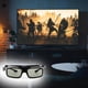 thumbnail image 3 of Jumpingount Gafas 3D con obturador activo, fáciles de usar, tamaño compacto, larga duración, funcionamiento sencillo, gafas de película de Lentes, 3 of 6