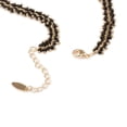 thumbnail image 4 of Pulsera Tobillera Ametrinaa Oruga 5mm Ajustable Chapa de Oro 18k 22 cm, 4 of 5