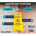 thumbnail image 4 of Alpine Wet Floor Signs 3 Pack - 24 Inch Caution Wet Floor Sign - Bilingual Safety Warning Sign to Easily Avoid Slippery Accidents in High Traffic Areas, 4 of 8